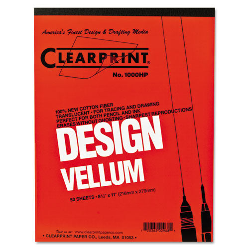 Design Vellum Paper, 16lb, 18 X 24, Translucent White, 50-pad