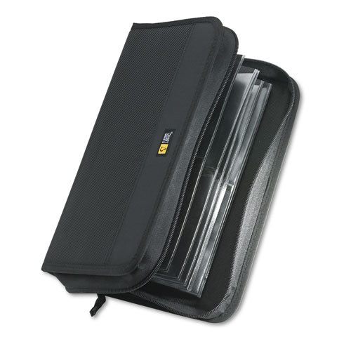 Cd-dvd Wallet, Holds 72 Discs, Black