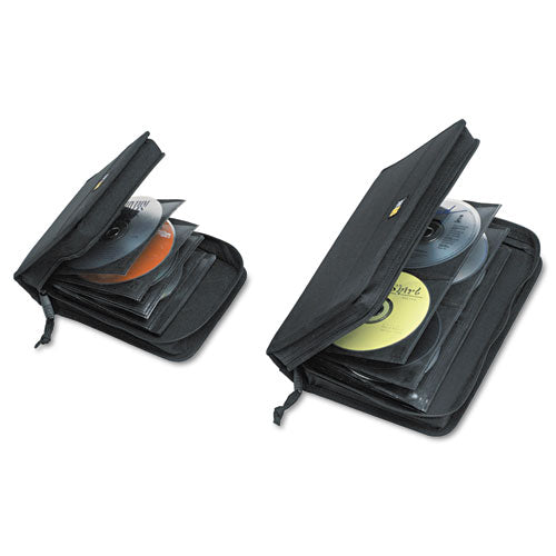 Cd-dvd Wallet, Holds 136 Discs, Black