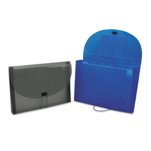 Expanding Files, 1.63" Expansion, 13 Sections, Letter Size, Blue