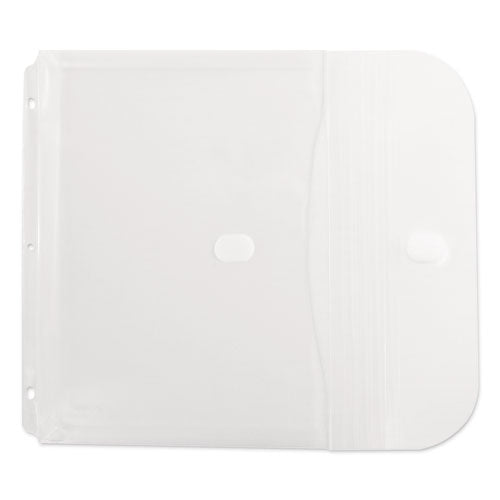 Poly Binder Pockets, 11 1-2 X 9 1-4, Clear, 5-pack