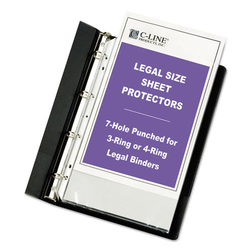 Heavyweight Poly Sheet Protectors, Clear, 2", 14 X 8 1-2, 50-box