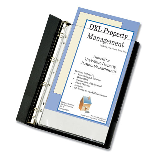 Heavyweight Poly Sheet Protectors, Clear, 2", 14 X 8 1-2, 50-box