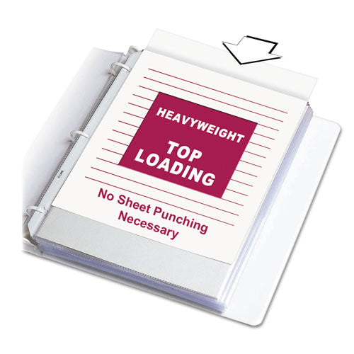Heavyweight Polypropylene Sheet Protectors, Clear, 2", 11 X 8 1-2, 200-bx