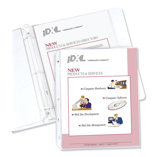 Heavyweight Polypropylene Sheet Protectors, Clear, 2", 11 X 8 1-2, 200-bx