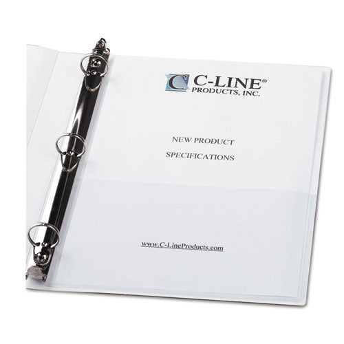 Peel & Stick Add-on Filing Pockets, 25", 11 X 8 1-2, 10-pack