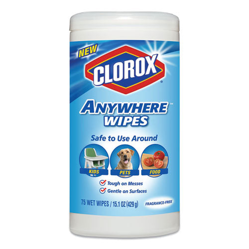 Disinfecting Wipes, 7 X 8, Lemon Fresh, 75-canister