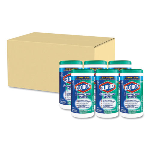 Disinfecting Wipes, 7 X 8, Fresh Scent, 75-canister, 6-carton