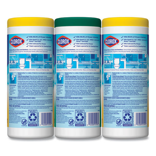Disinfecting Wipes, 7 X 8, Fresh Scent-citrus Blend, 35-canister, 3-pack