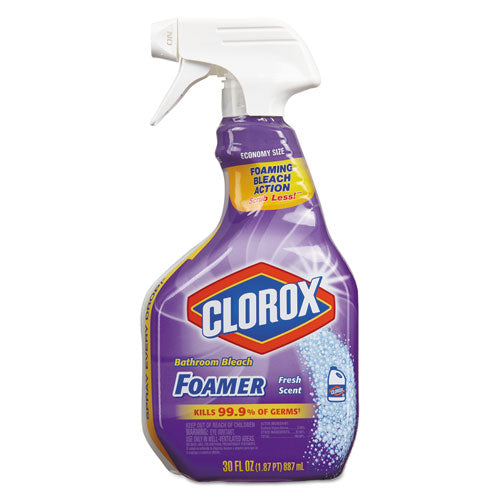 Bleach Foamer Bathroom Spray, Original, 30 Oz Spray Bottle, 9-carton