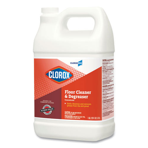 Professional Floor Cleaner And Degreaser Concentrate, 1 Gal Bottle, 4-carton