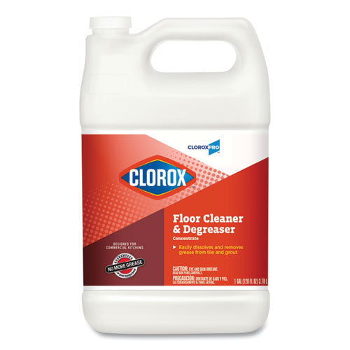 Professional Floor Cleaner And Degreaser Concentrate, 1 Gal Bottle, 4-carton