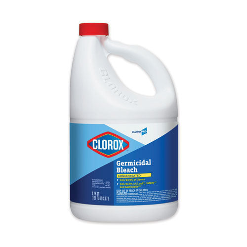 Concentrated Germicidal Bleach, Regular, 121oz Bottle