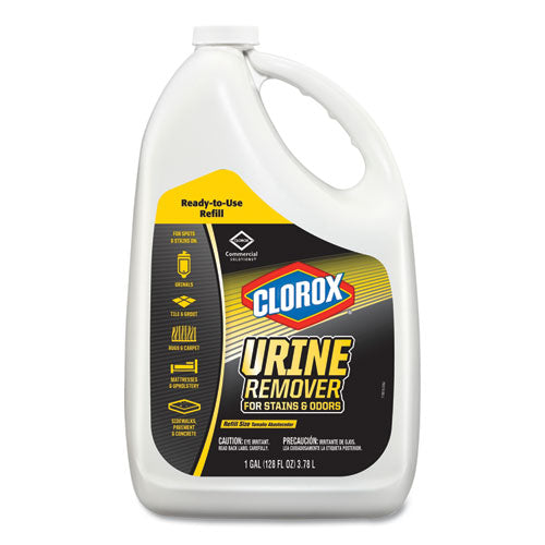 Urine Remover For Stains And Odors, 128 Oz Refill Bottle, 4-carton