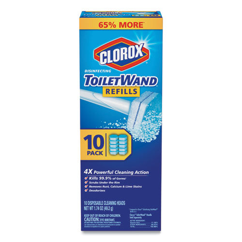 Disinfecting Toiletwand Refill Heads, 10-pack, 6 Packs-carton