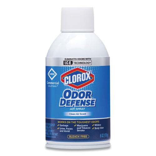 Commercial Solutions Odor Defense, Wall Mount Refill, Clean Air, 6 Oz, 12-carton