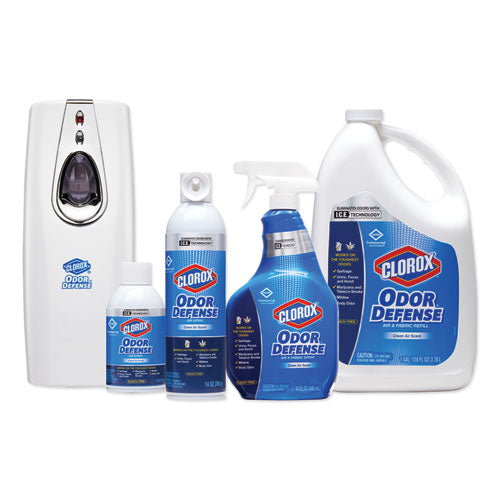 Commercial Solutions Odor Defense, Wall Mount Refill, Clean Air, 6 Oz, 12-carton
