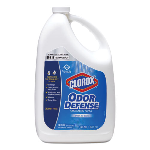 Commercial Solutions Odor Defense Air-fabric Spray, Clean Air, 1 Gal Bottle, 4-carton