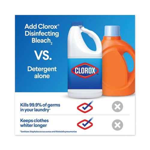 Regular Bleach With Cloromax Technology, 81 Oz Bottle, 6-carton