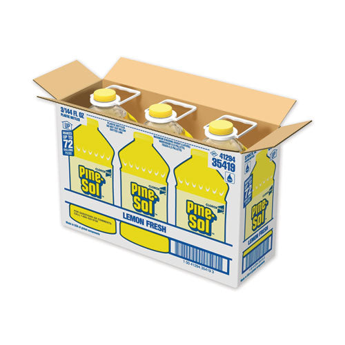 All Purpose Cleaner, Lemon Fresh, 144 Oz Bottle, 3-carton