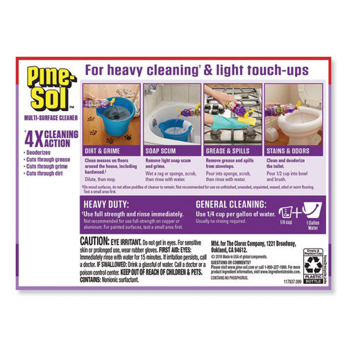 Multi-surface Cleaner, Lavender, 48oz Bottle, 8-carton