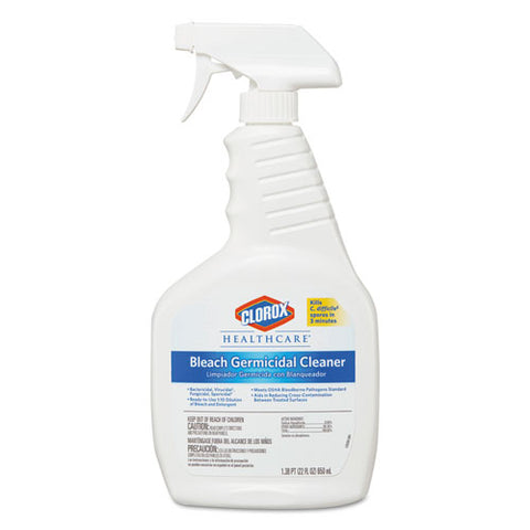 Bleach Germicidal Cleaner, 22  Oz Spray Bottle