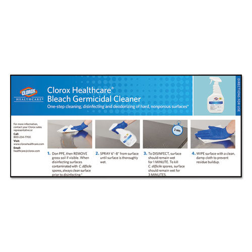 Bleach Germicidal Cleaner, 32oz Spray Bottle