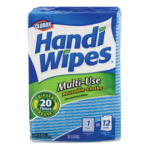 Handi Wipes, 21 X 11, Blue, 36 Wipes-pack, 4 Packs-carton