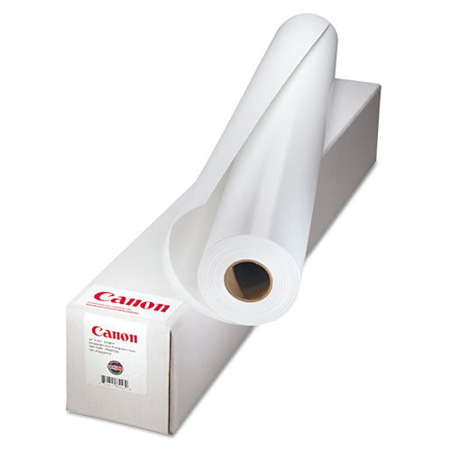 Heavyweight Matte Coated Paper Roll, 2" Core, 10 Mil, 36" X 100 Ft, Matte White