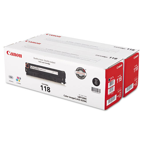 2662b004 (118) Toner, Black, 2-pack