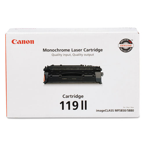 3480b001 (crg-119 Ii) High-yield Toner, 6400 Page-yield, Black