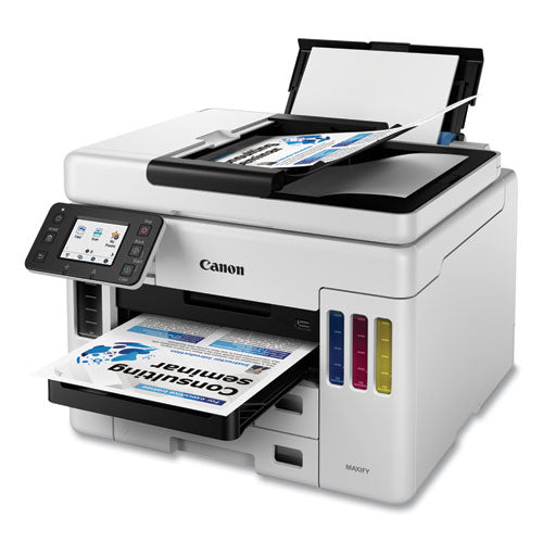 Maxify Gx7020 Wireless Megatank All-in-one Inkjet Printer, Copy-fax-print-scan