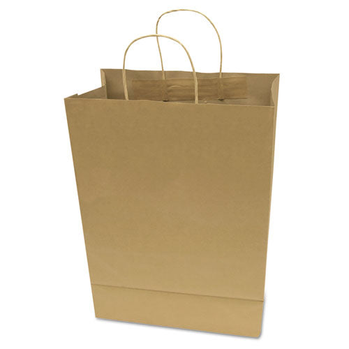 Premium Shopping Bag, 10" X 13", Brown Kraft, 50-box