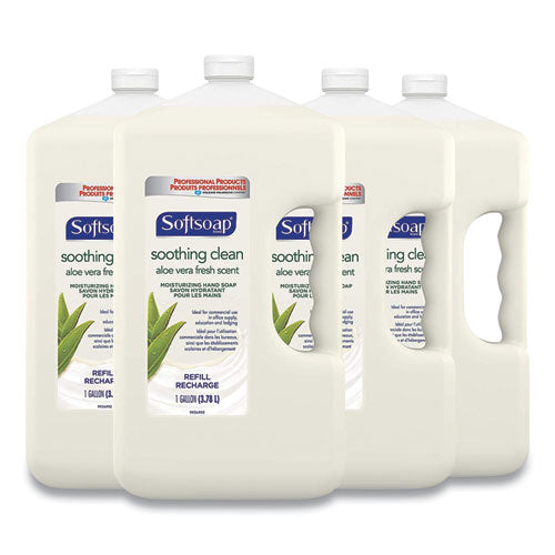 Liquid Hand Soap Refill With Aloe, 1 Gal Refill Bottle, 4-carton