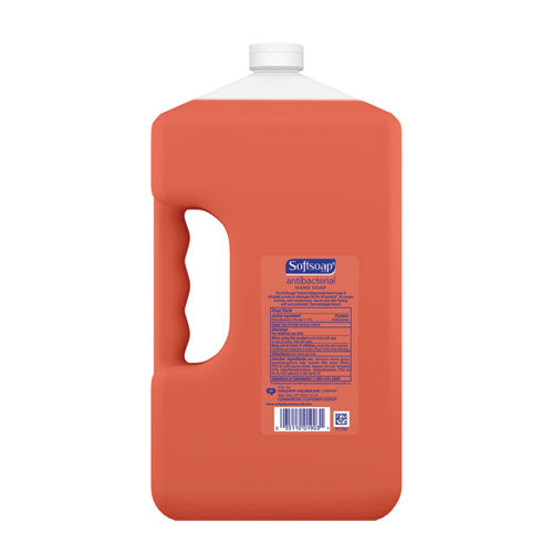 Antibacterial Liquid Hand Soap Refill, Crisp Clean, Pink, 1gal Bottle