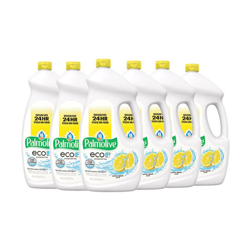 Automatic Dishwashing Gel, Lemon, 75oz Bottle, 6-carton