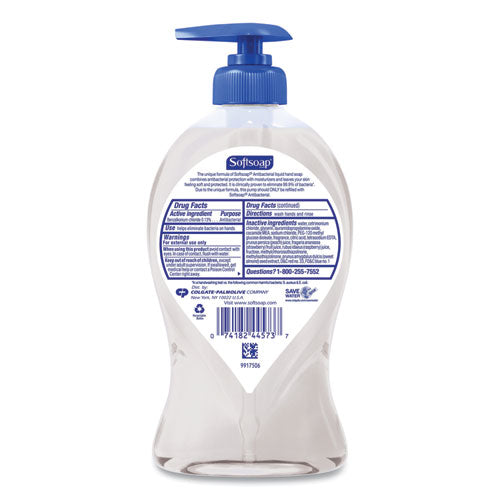 Antibacterial Hand Soap, White Tea And Berry Fusion, 11.25 Oz Pump Bottle, 6-carton