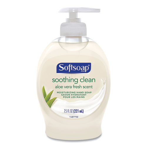 Liquid Hand Soap Pump With Aloe, Clean Fresh 7.5 Oz Bottle