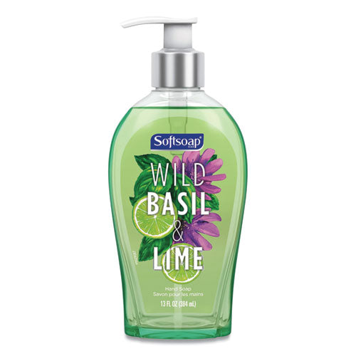 Premium Liquid Hand Soap, Basil And Lime, 13 Oz