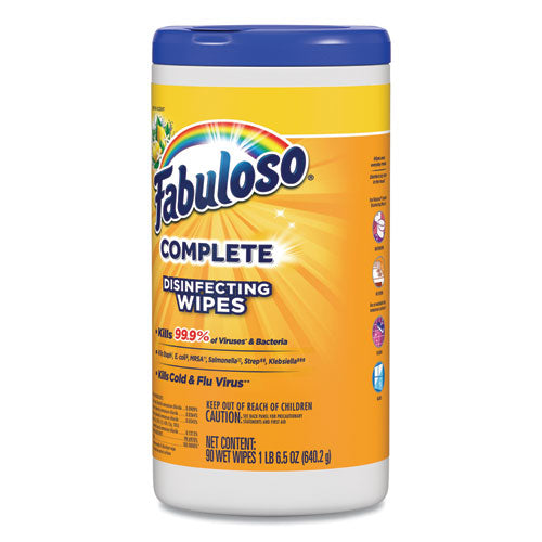 Multi Purpose Wipes, Lemon, 7 X 7, 90-canister