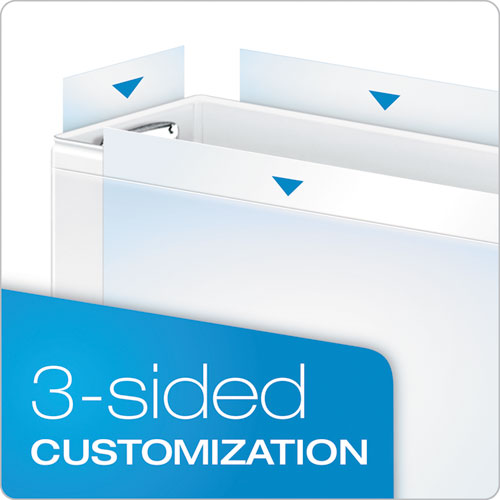 Premier Easy Open Clearvue Locking Round Ring Binder, 3 Rings, 1.5" Capacity, 11 X 8.5, Black