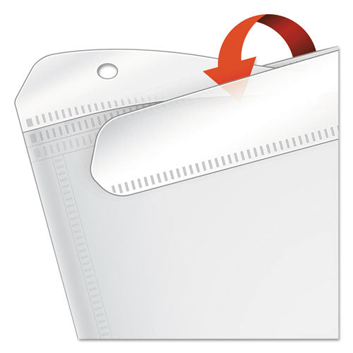 Expanding Zipper Binder Pocket, 11 X 8.5, Assorted Colors, 5-pack