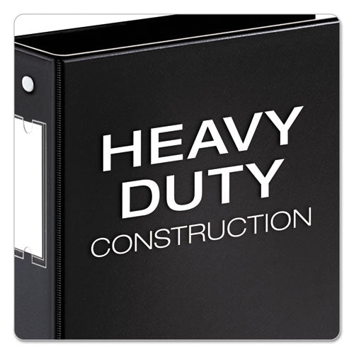 Premier Easy Open Locking Round Ring Binder, 3 Rings, 2" Capacity, 11 X 8.5, Black