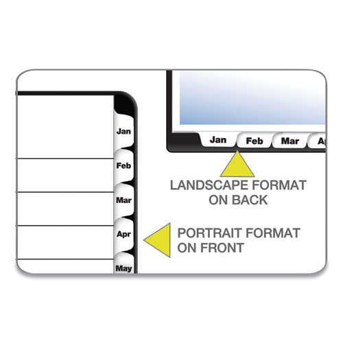 Onestep Printable Table Of Contents And Dividers, 12-tab, Jan. To Dec., 11 X 8.5, White, 1 Set