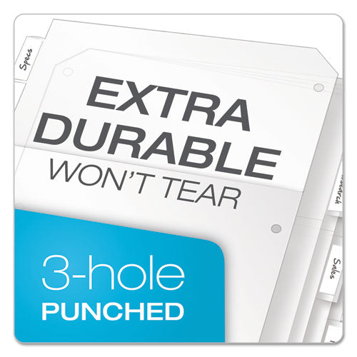 Poly Ring Binder Pockets, 11 X 8.5, Clear, 5-pack