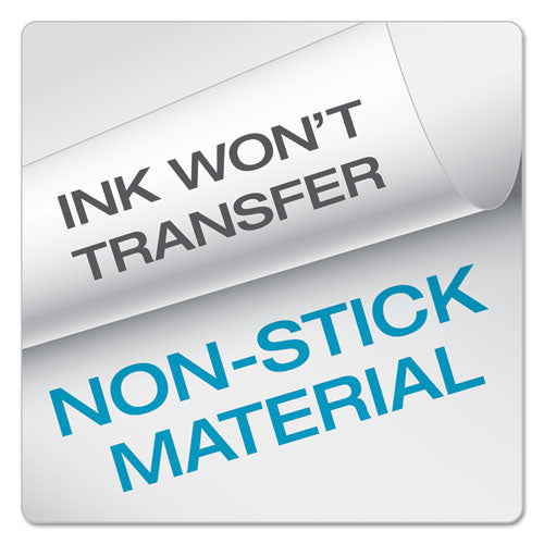 Poly Ring Binder Pockets, 11 X 8.5, Clear, 5-pack