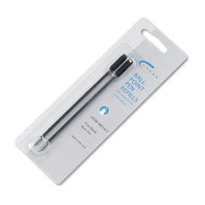 Refill For Cross Ballpoint Pens, Fine Point, Black Ink, 2-pack