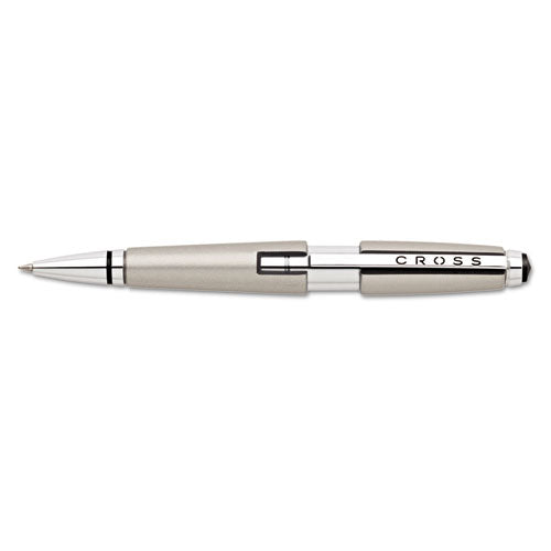 Edge Retractable Gel Pen Gift Box, Medium 0.7mm, Black Ink, Black Barrel