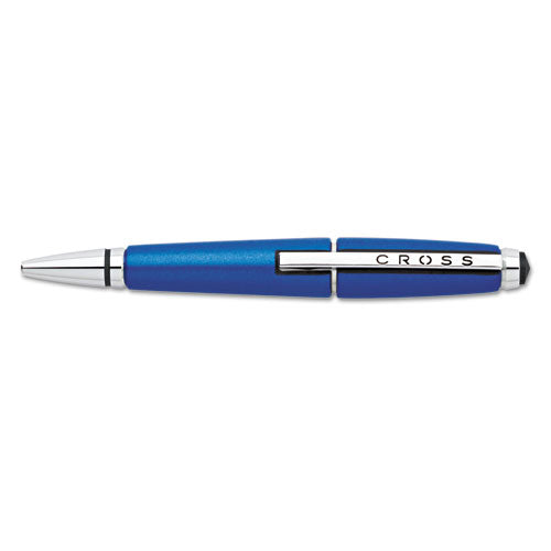 Edge Retractable Gel Pen Gift Box, Medium 0.7mm, Black Ink, Blue Barrel