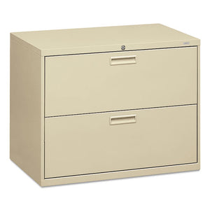 500 Series Two-drawer Lateral File, 36w X 19.25d X 28.38h, Putty